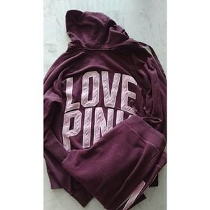 SET! 💖Pink vs sweat suit set💖